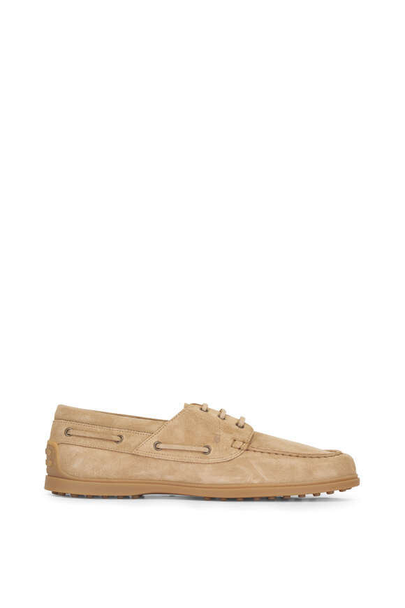 Tod's Barca Biscotti Suede Dress Shoe - view 3