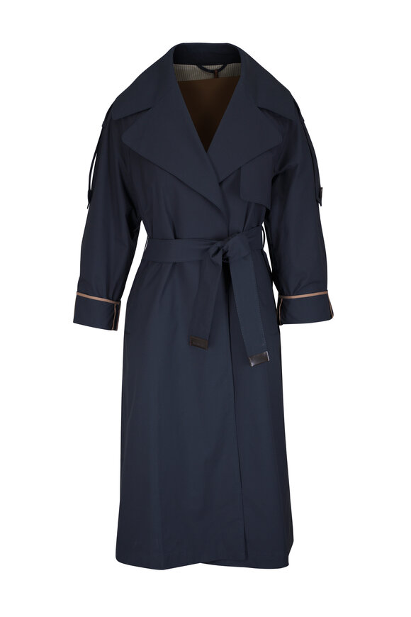 Max Mara Ultramarine Oversized Trench Coat