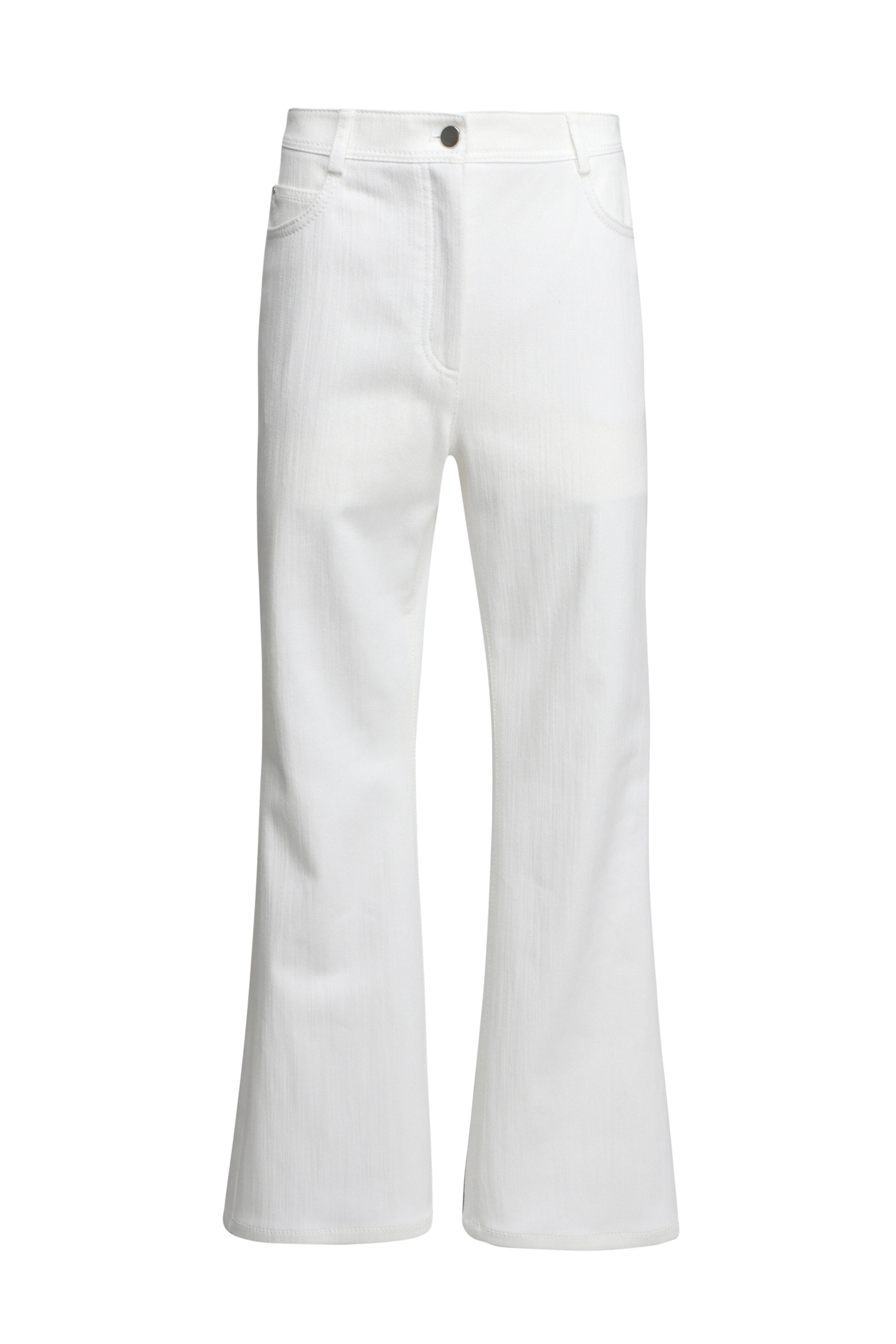 Akris Punto - Cali Cream Crop Bootcut Jean