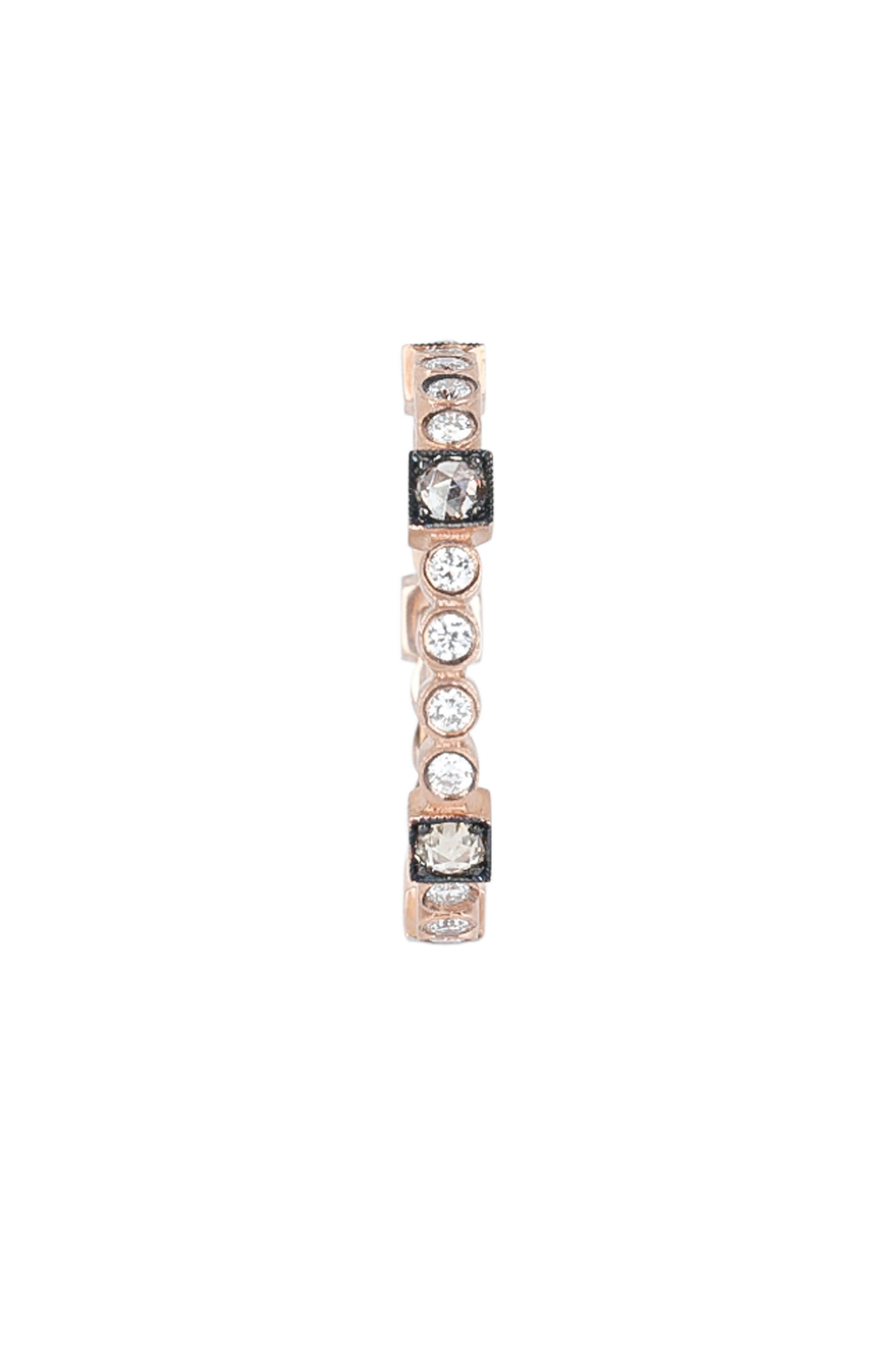 Sylva & Cie - 14K Rose Gold Diamond Citadel Band