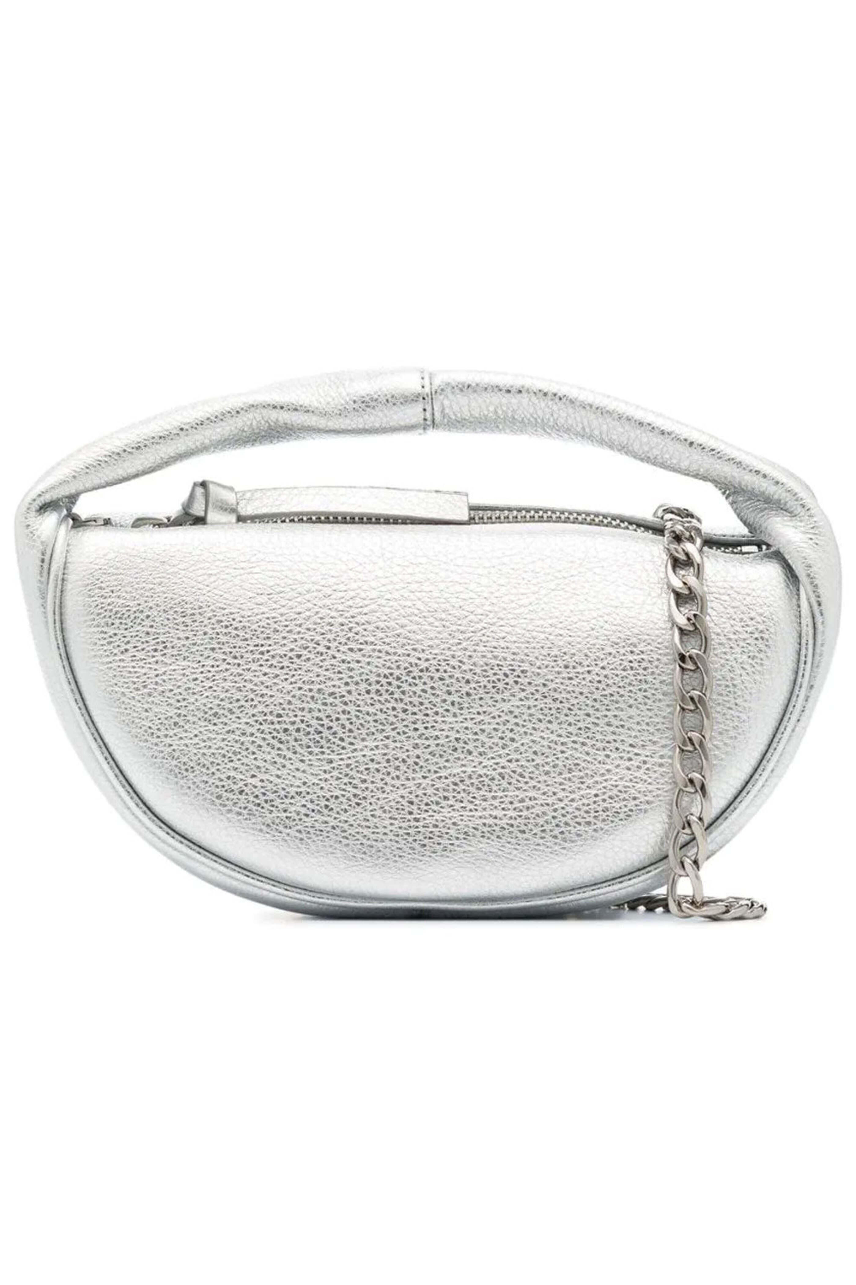 By Far - Baby Cush Mini Bag in Silver