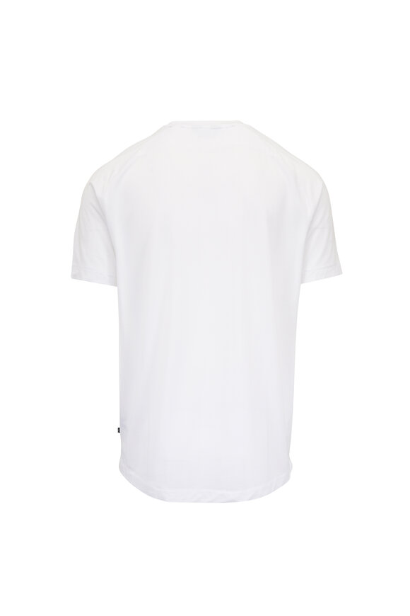 Deke White Soft Techno Raglan T-Shirt - view 3