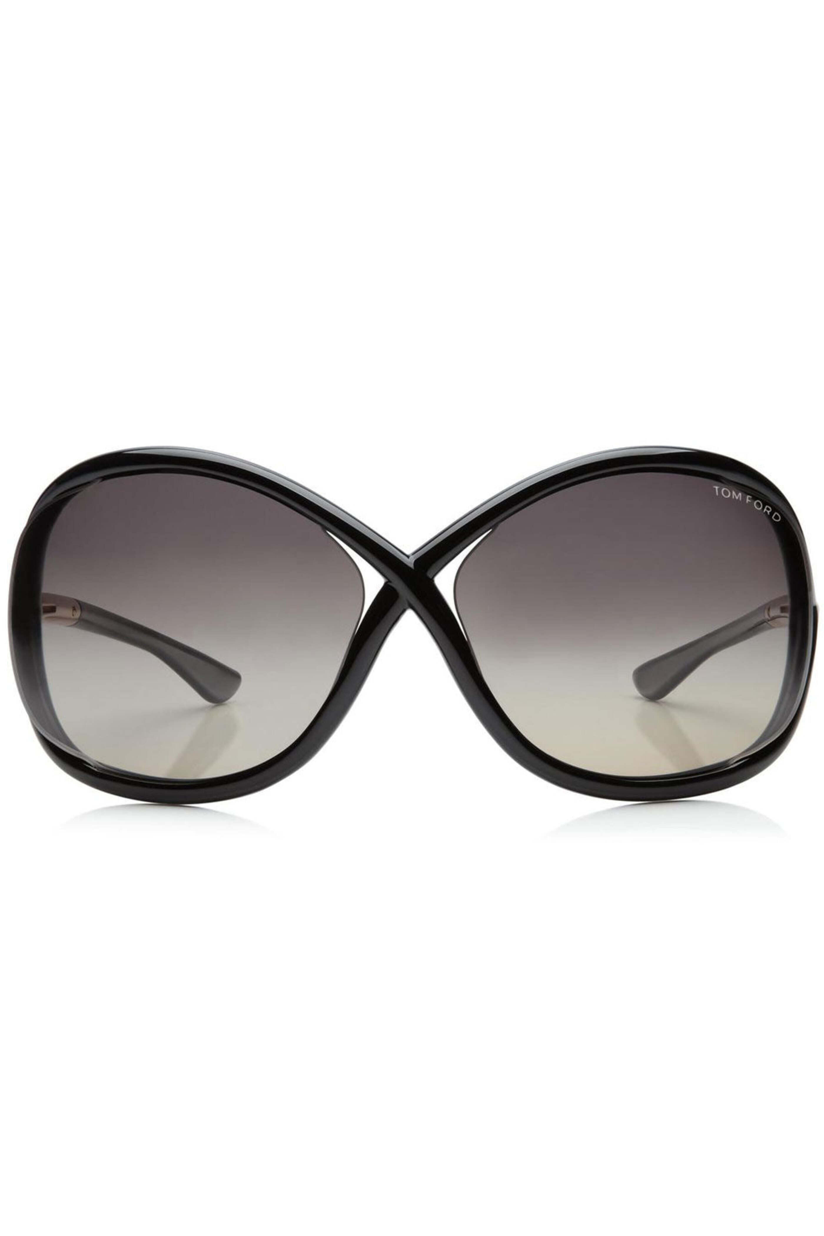 Tom Ford - Polarized Whitney Oversized Sunglasses in Black