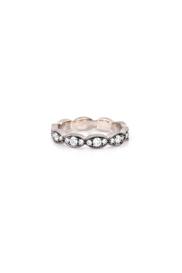 Sylva & Cie Mocal Diamond Sack Band Ring