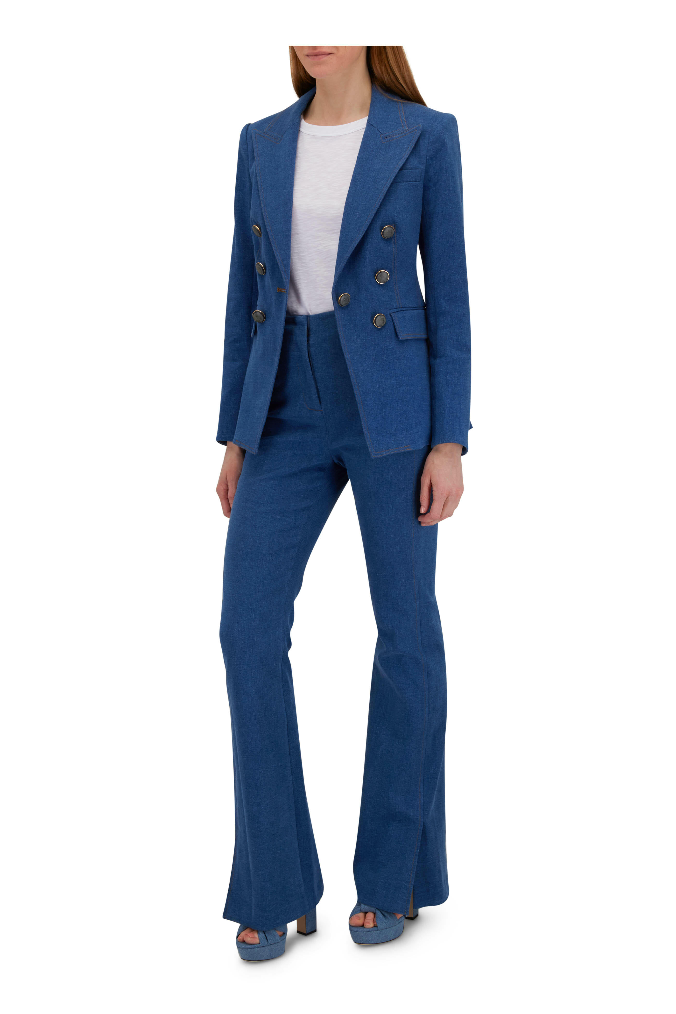 Veronica Beard - Royce Cosmo Blue Denim Pant | Mitchell Stores