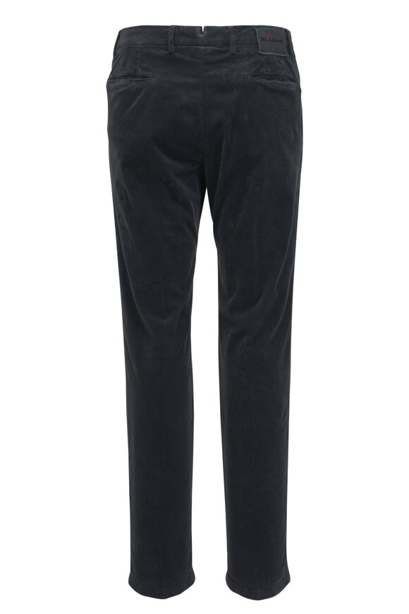 Kiton - Dark Green Sheen Corduroy Pant