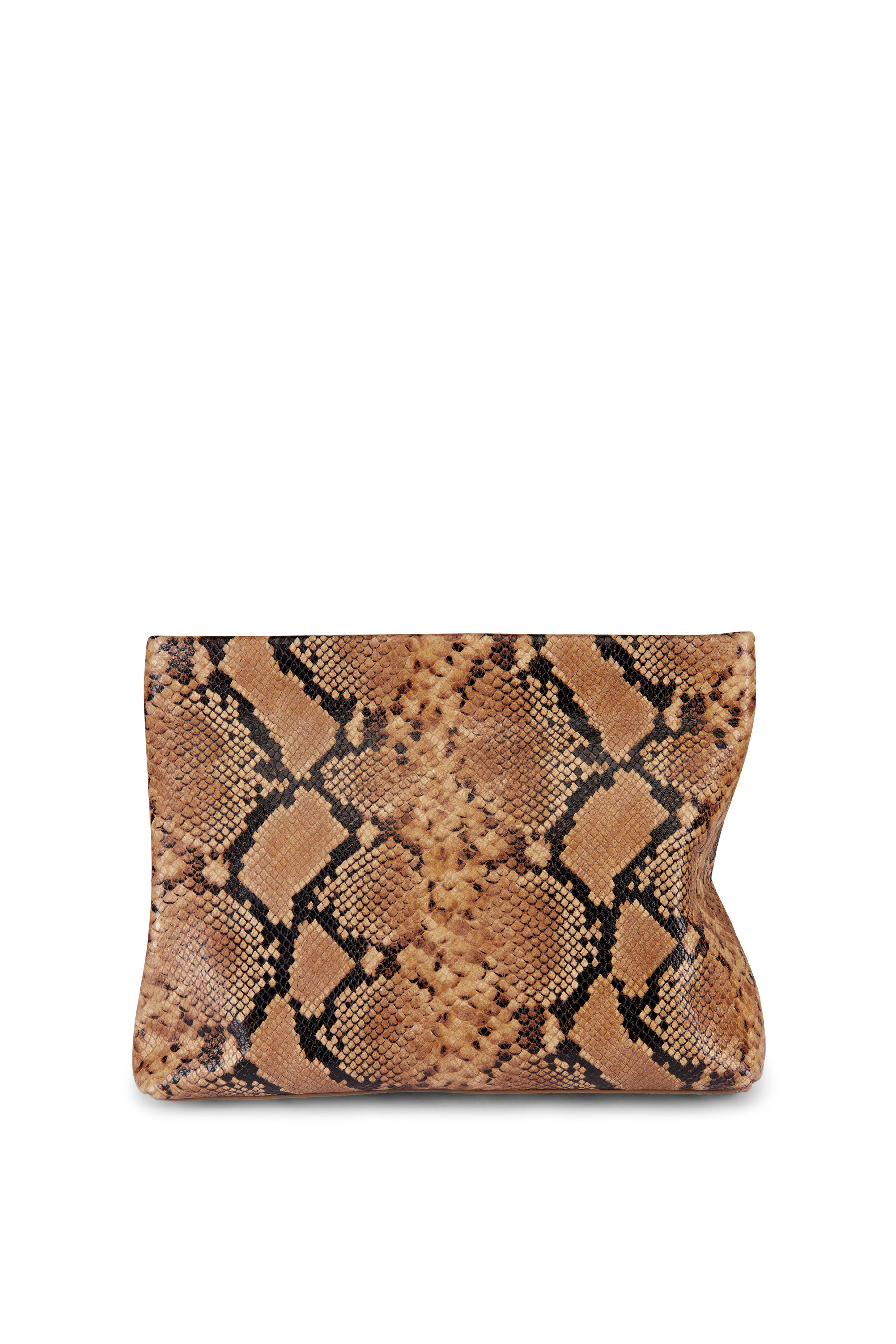 Nili Lotan - Jerry Taupe Printed Clutch - view 2