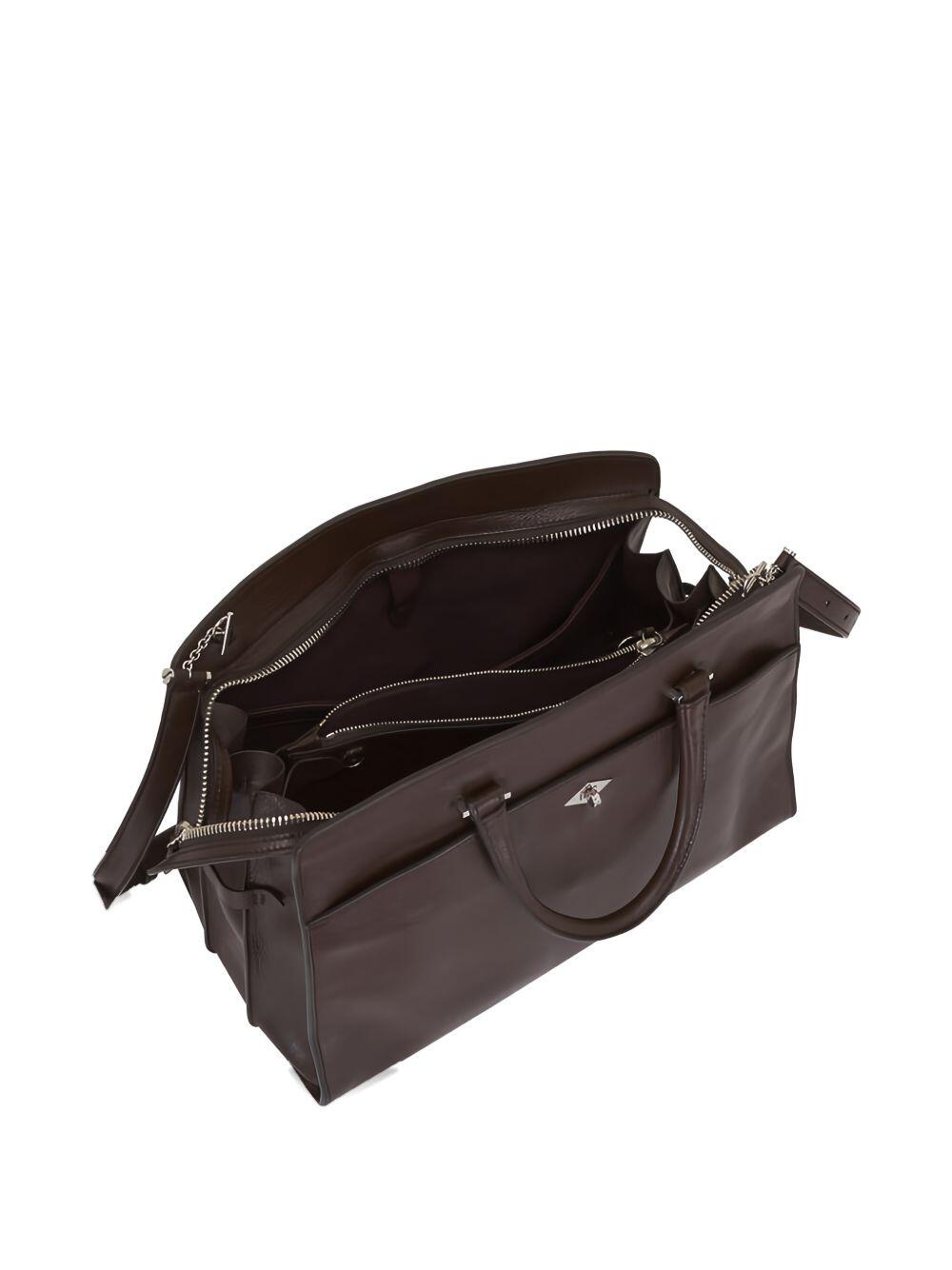 Métier - Private Eye Walnut Leather Handbag