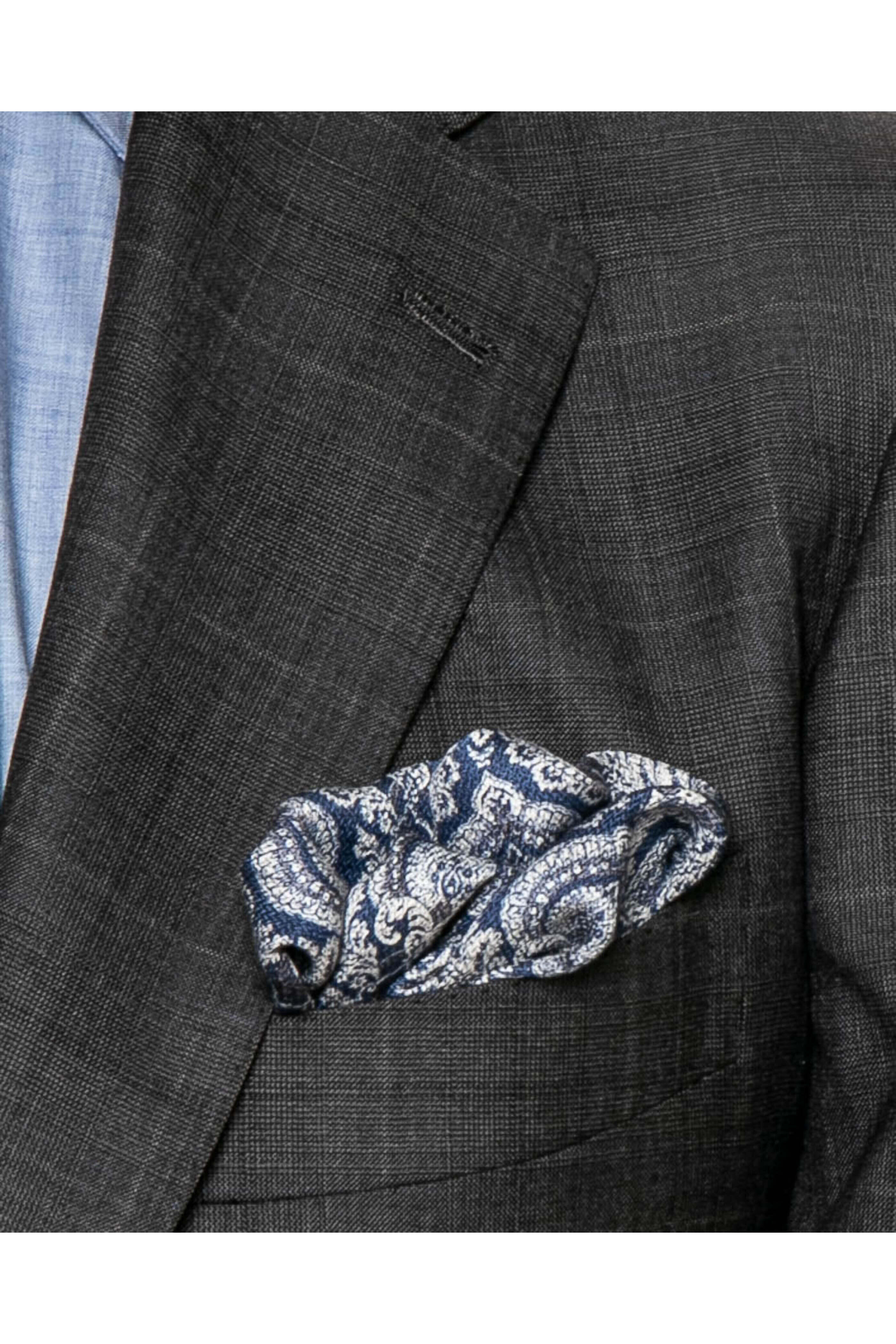 Cesare Attolini - Charcoal Windowpane Suit | Mitchell Stores