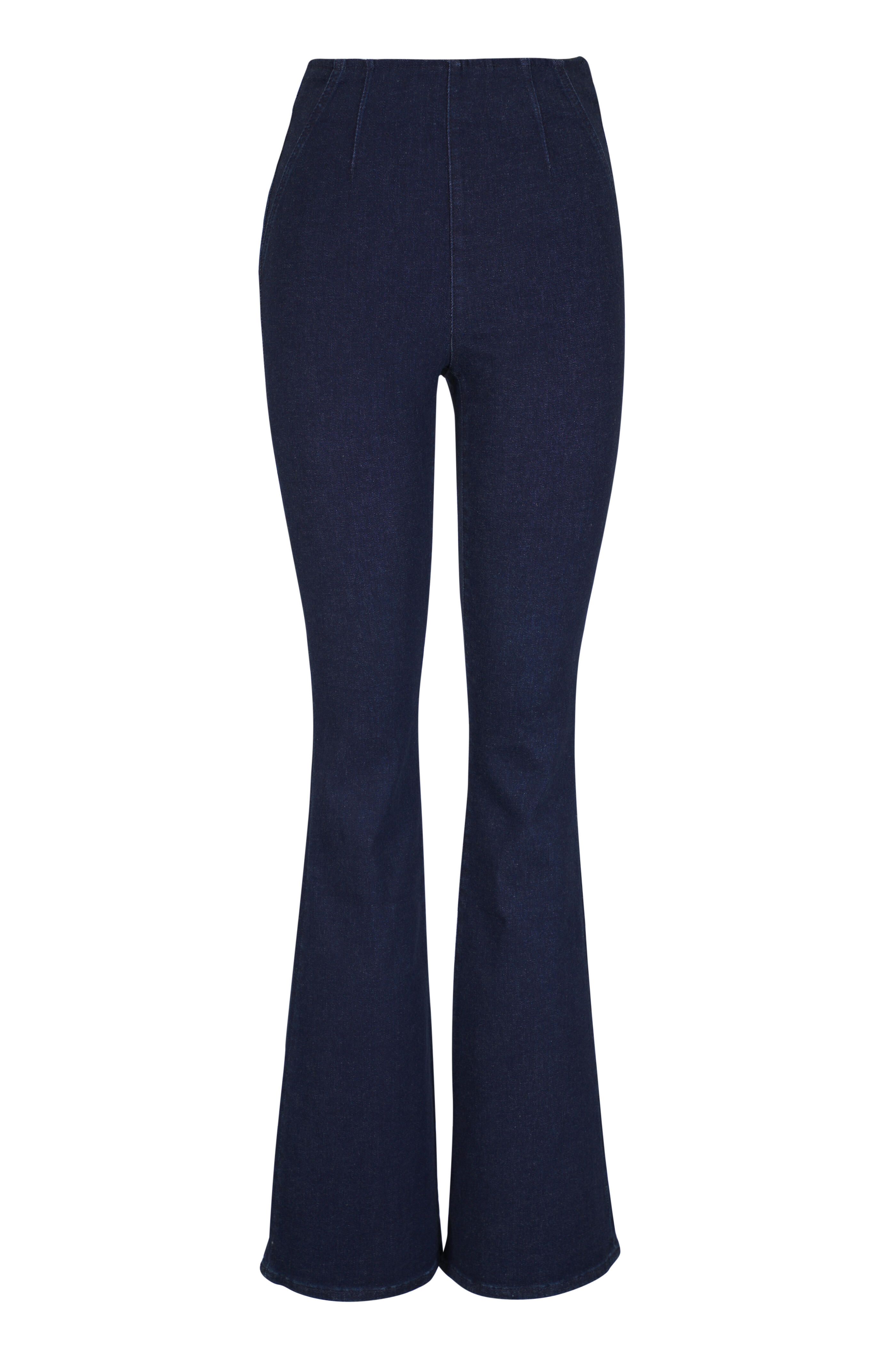 Veronica Beard - Beverly Off-Duty Dark Wash Skinny Flare Jean