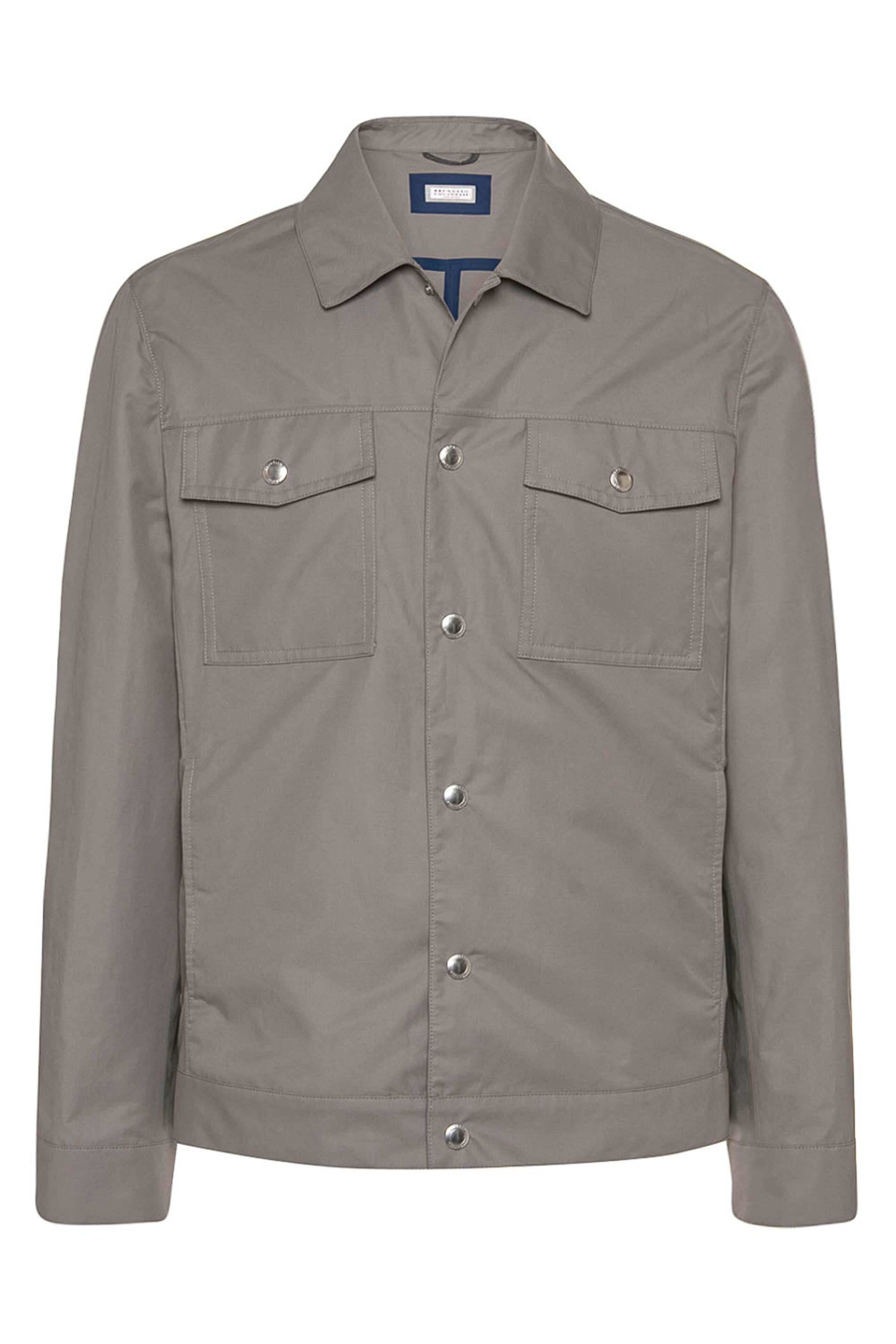 Brunello Cucinelli - Taupe Technical Trucker Jacket