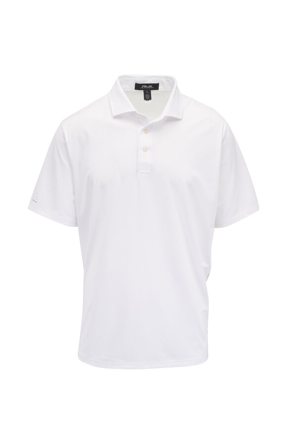 RLX Ralph Lauren Airflow White Jersey Polo