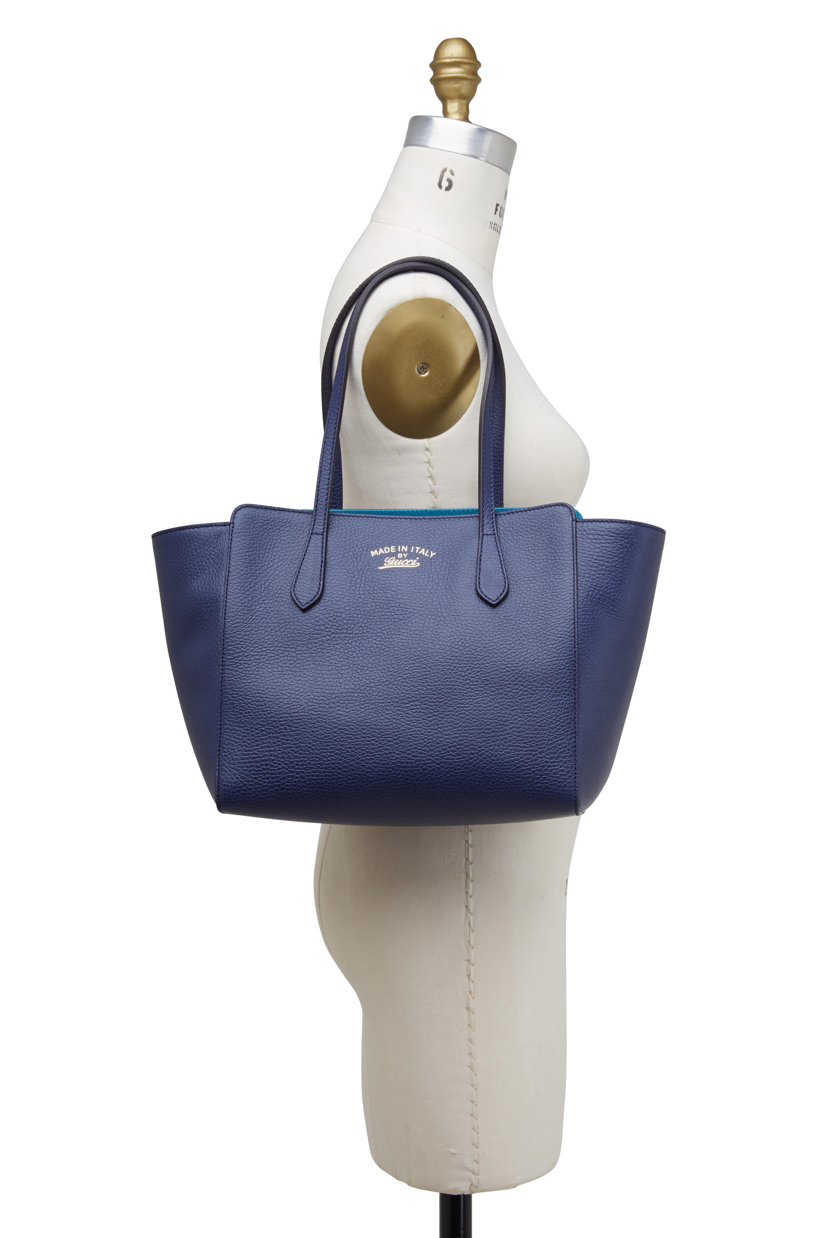 Gucci ネイビー トートバッグ 中古・古着通販】GUCCI (グッチ) トートバッグ ネイビー