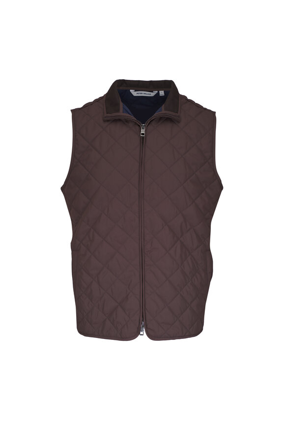 ゼニア Ermenegildo Zegna ベスト M リバーシブル Zegna リバーシブル ベスト | グリーン | FARFETCH JP