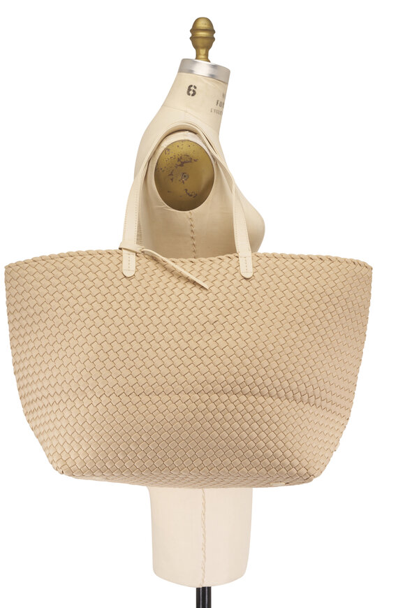 Naghedi Large Jetsetter Ecru Tote - view 5