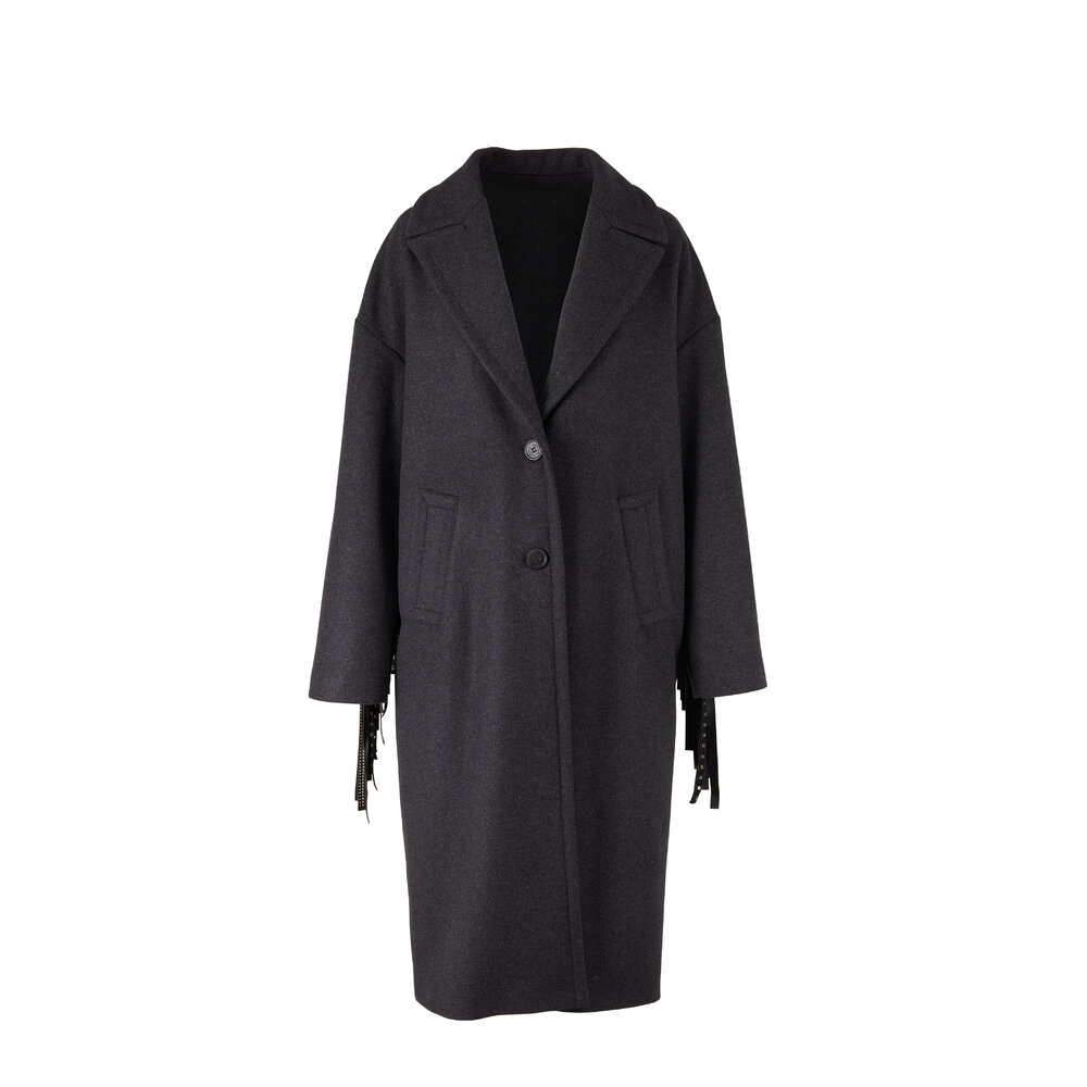 美品 GOLDEN GOOSE 「LAB」 BLACK ナイロンコート エインズリー ウィンド コート ブラックレーベル フュージョン