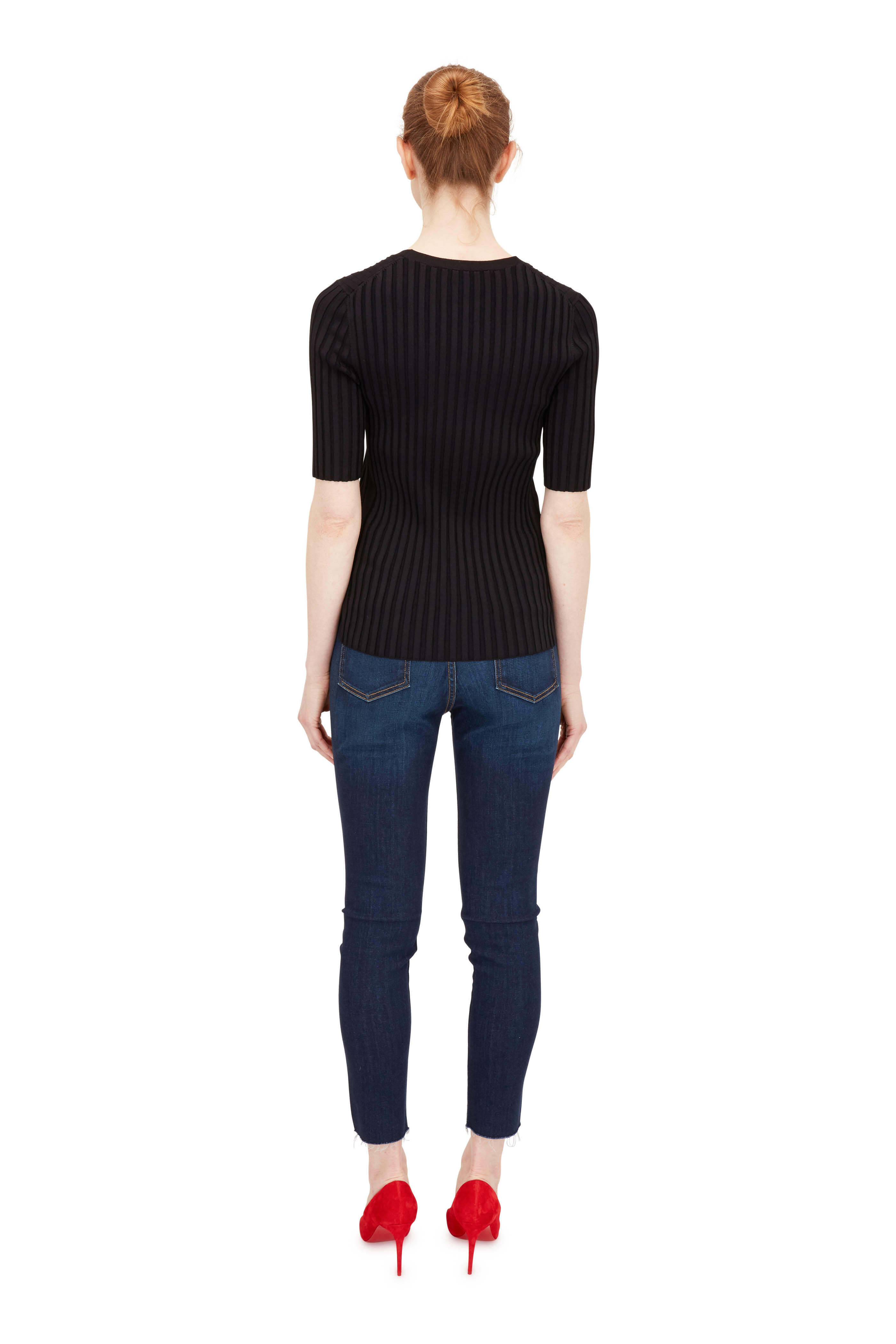 Veronica Beard - Debbie Dark Vintage High-Rise Jean