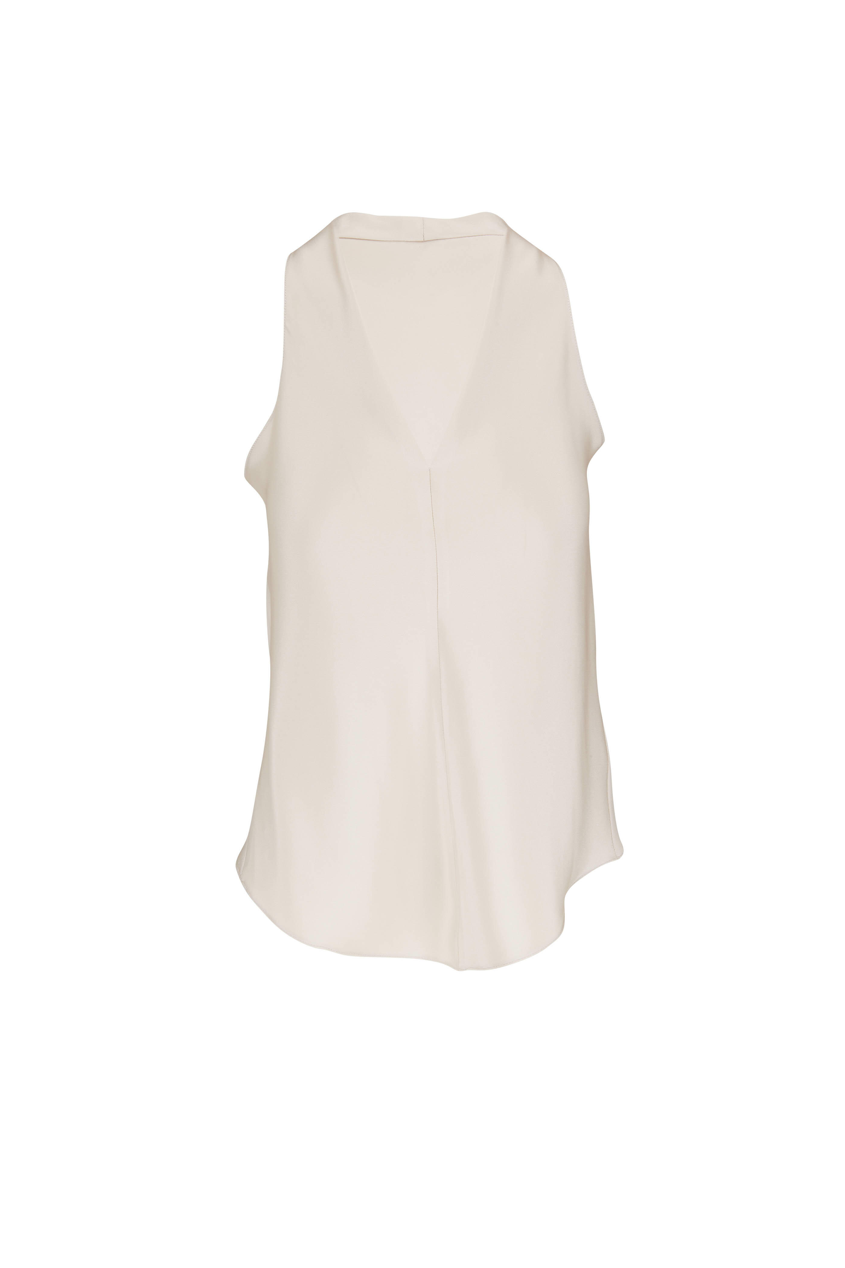 Peter Cohen - Tux Cream 4-Ply Silk Tank Top | Mitchell Stores