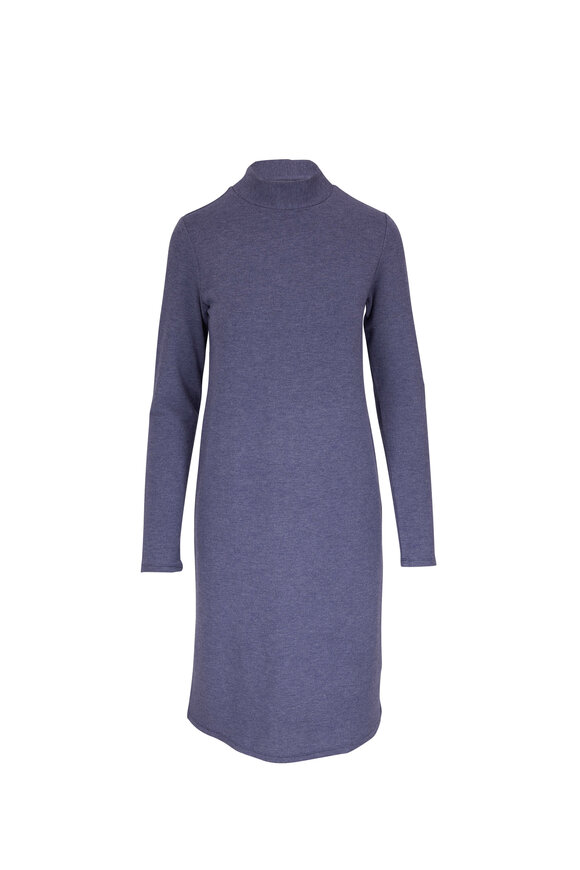 Majestic - Denim Blue French Terry Dress