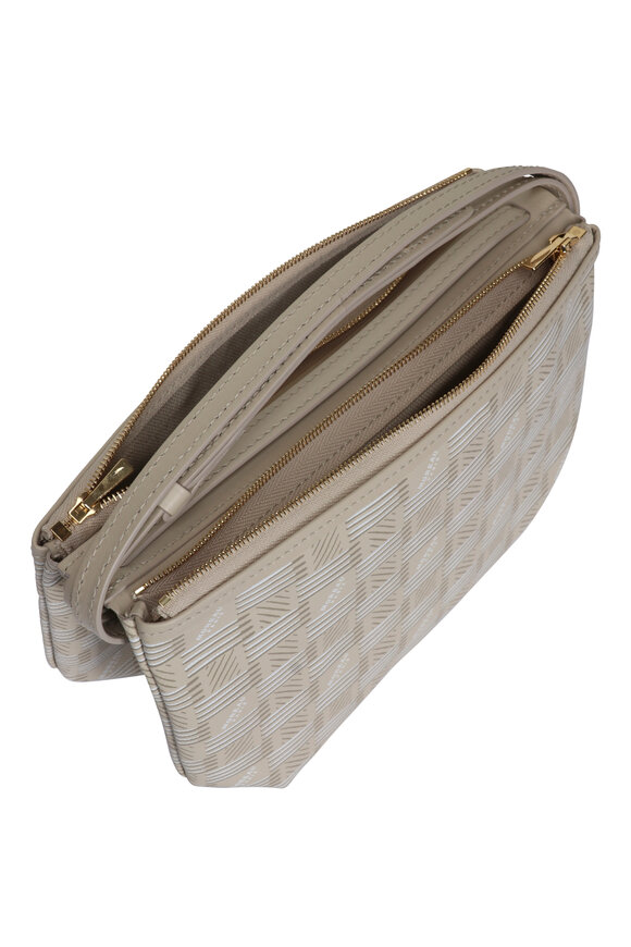Moreau Paris Antoine Cream Double Pouch Crossbody - view 4