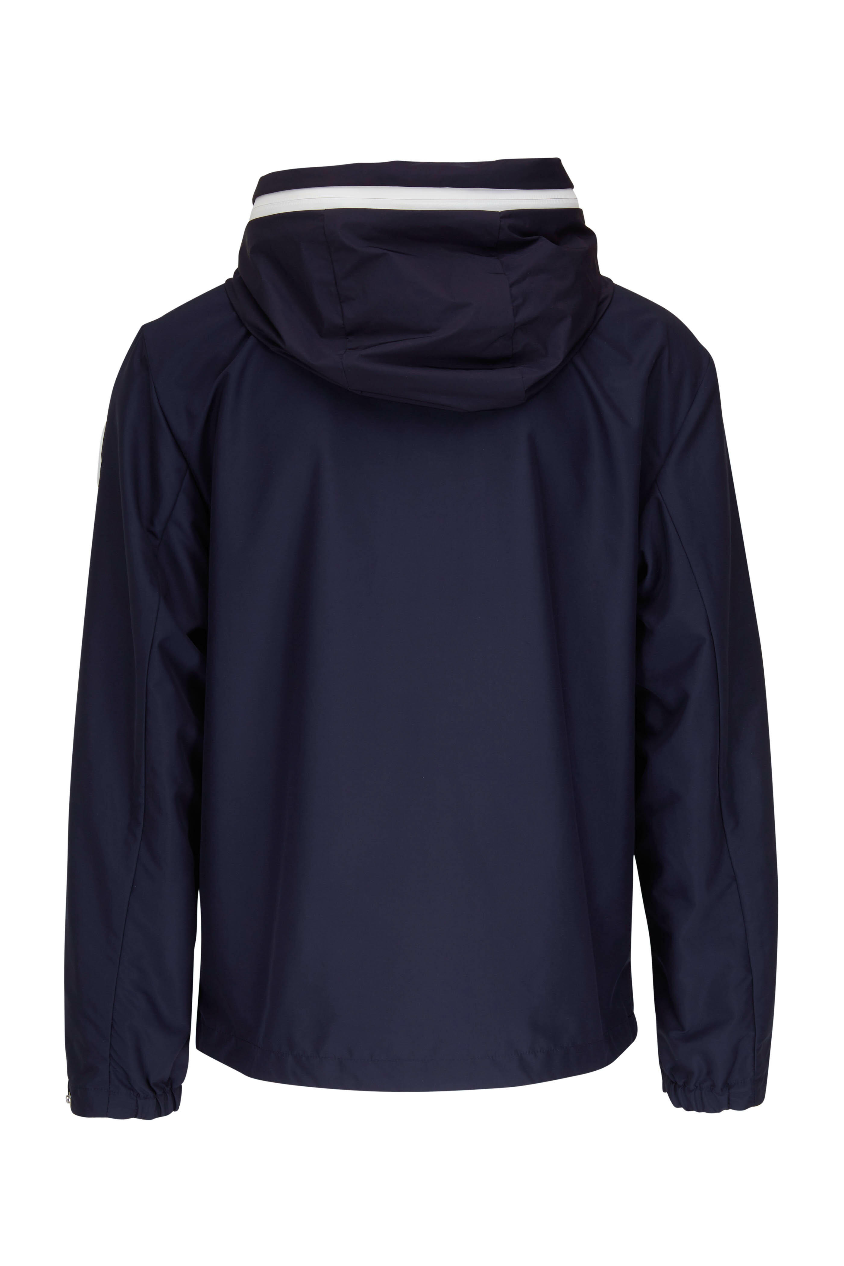 Moncler - Navy Logo Hooded Jacket