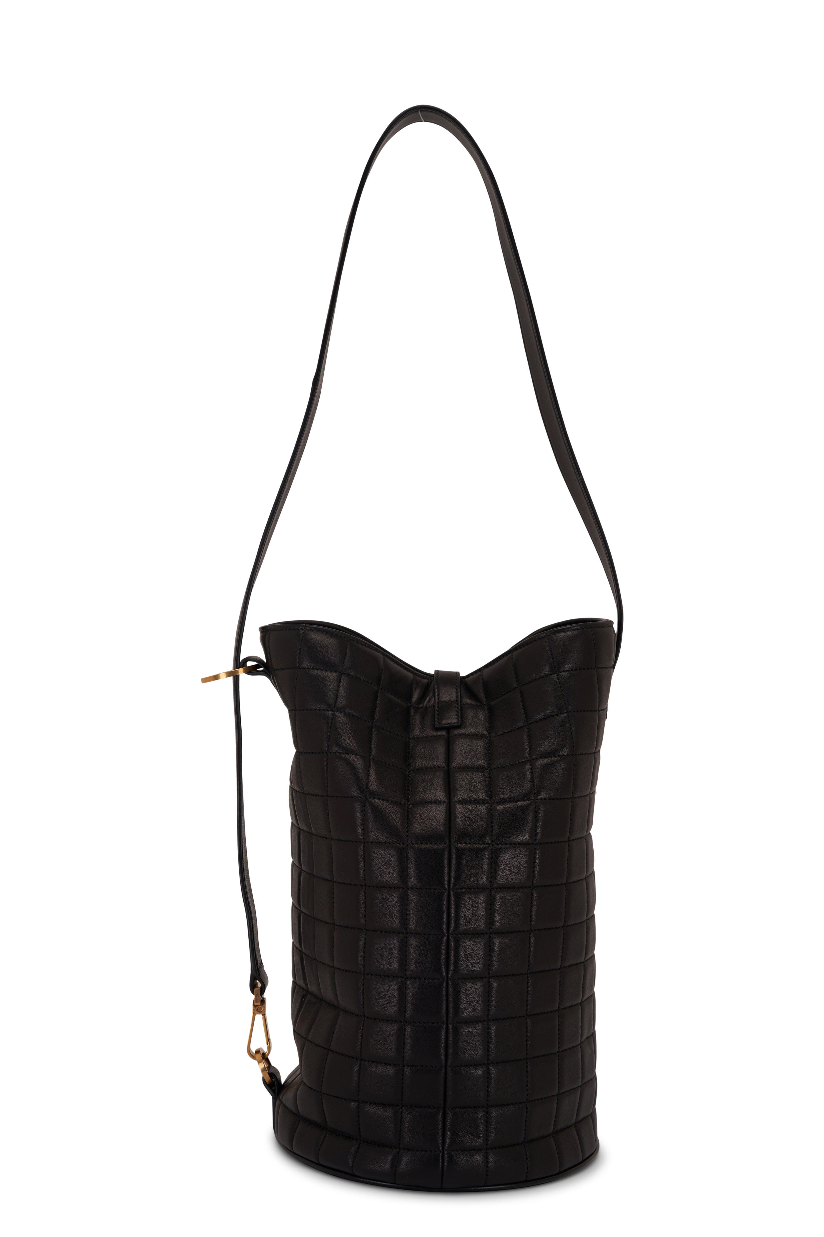 ショルダーバッグ・ポシェット Laurent Large Cecile Bucket Bag SAINT LAURENT Cecile Medium Quilted Leather Bucket Bag