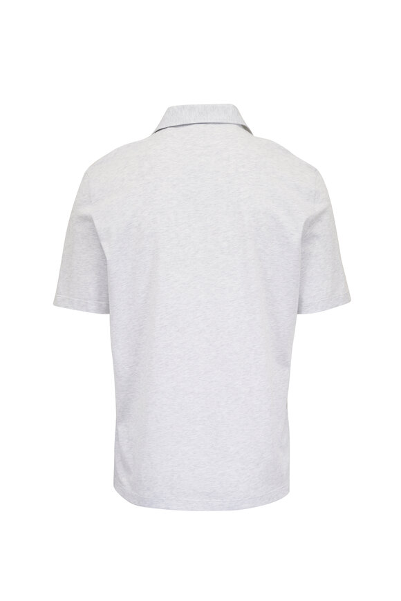 Brunello Cucinelli Pearl Cotton Jersey Polo - view 3