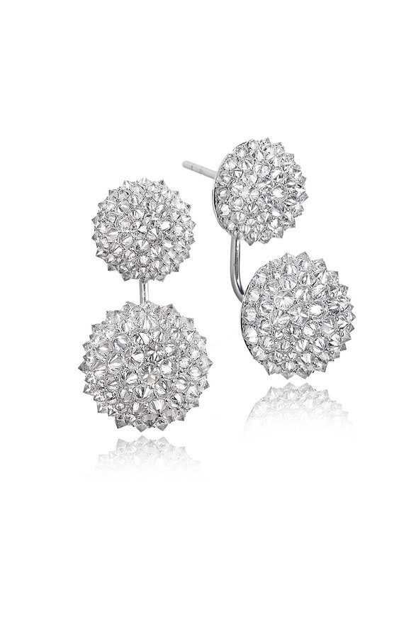 Nam Cho - Diamond Reverse Ball Earrings