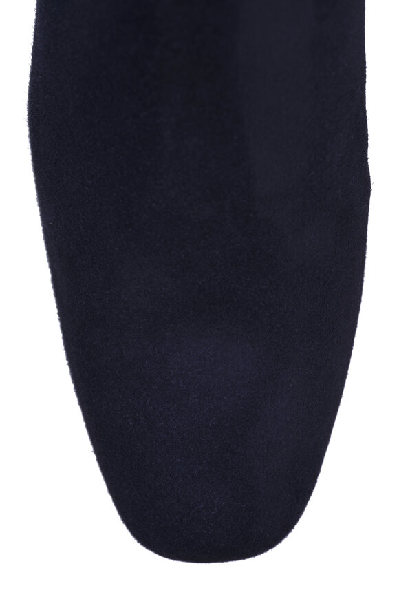 Aquatalia Ulyssa Navy Suede Bootie - view 4