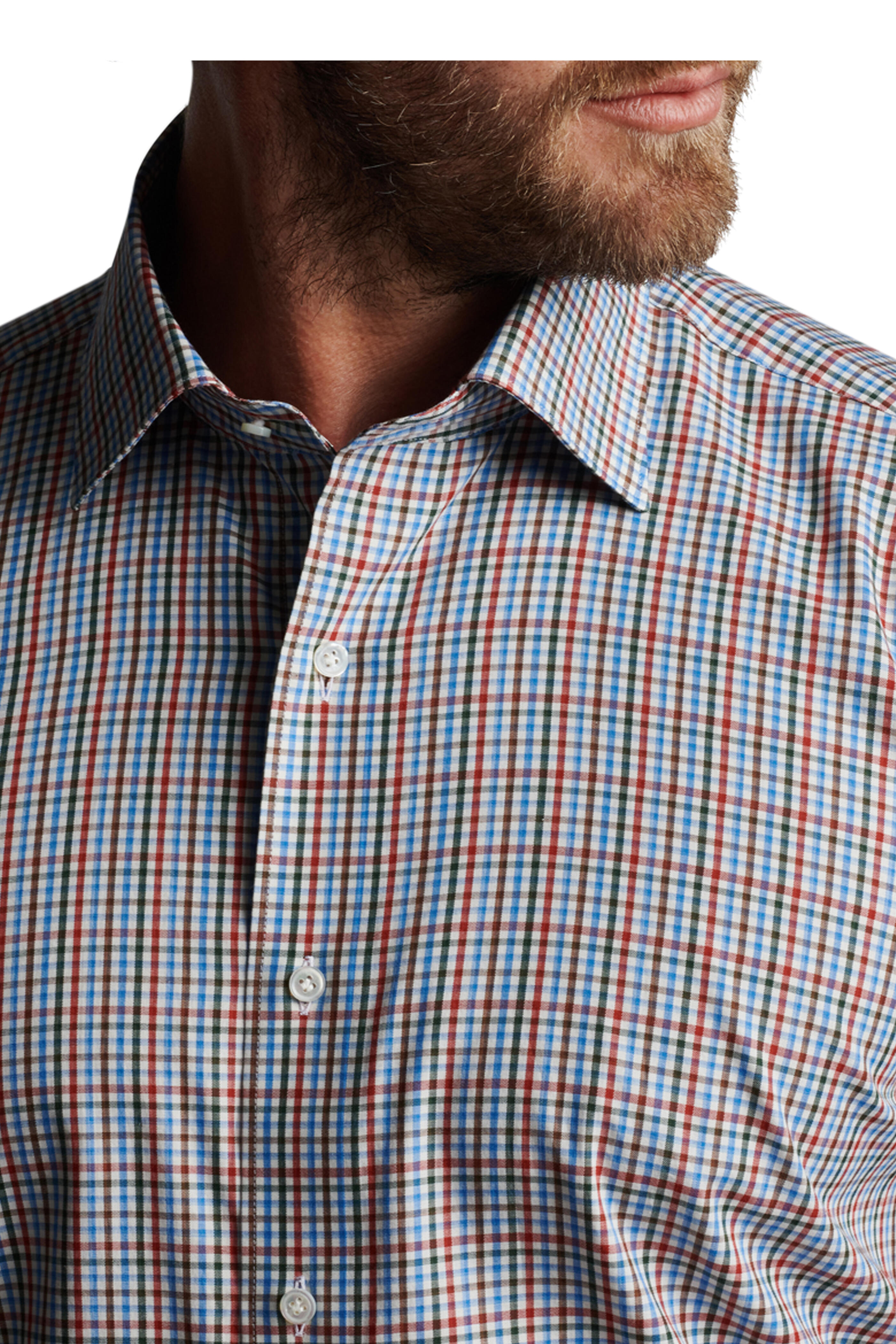 Peter Millar - Spice Vamp Check Cotton Sport Shirt