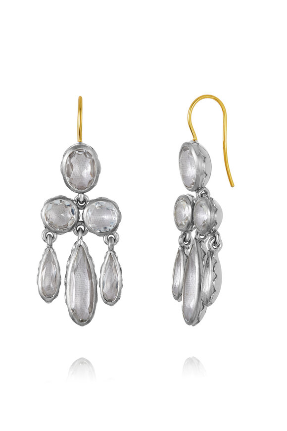 Larkspur & Hawk - Girandole Bride Drop Earrings