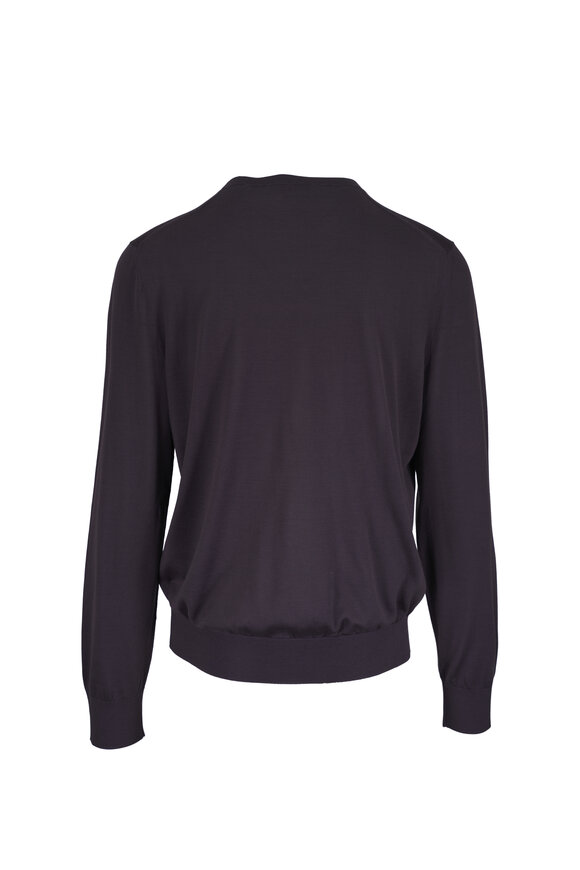 Tom Ford Asphalt Silk Crewneck Pullover Sweater - view 3