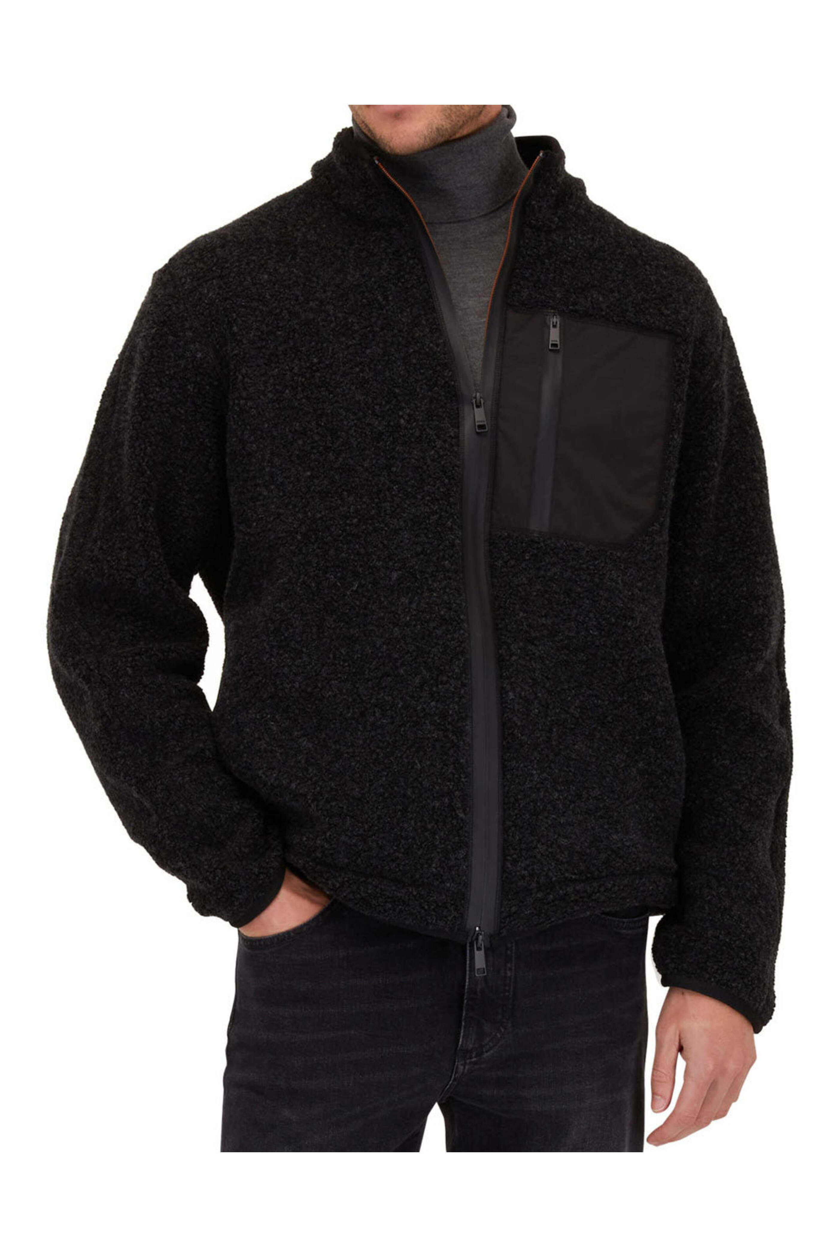 Zegna - Charcoal Active Full Zip Jacket