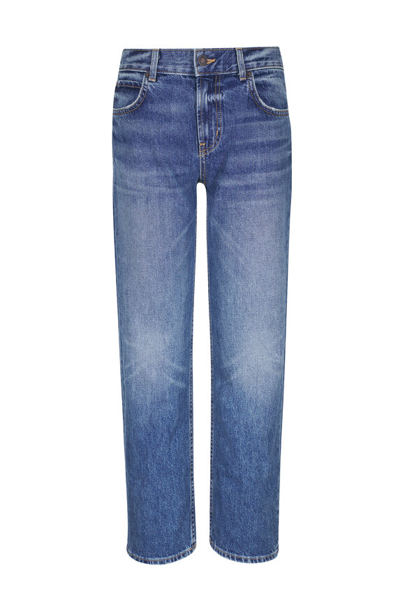 Nili Lotan Lorimer Denim Wash Relaxed Jean