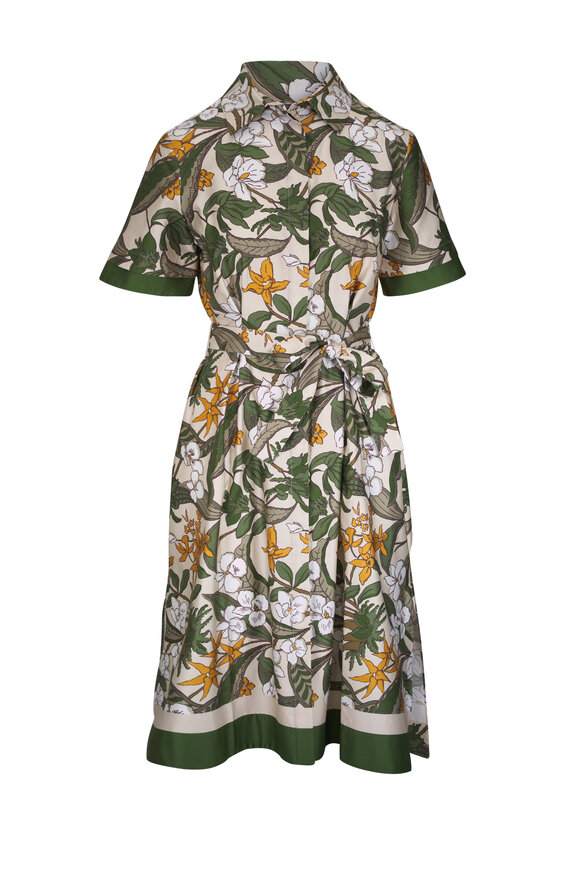 Rani Arabella Multicolored Cotton Short Sleeve Dress - view 1
