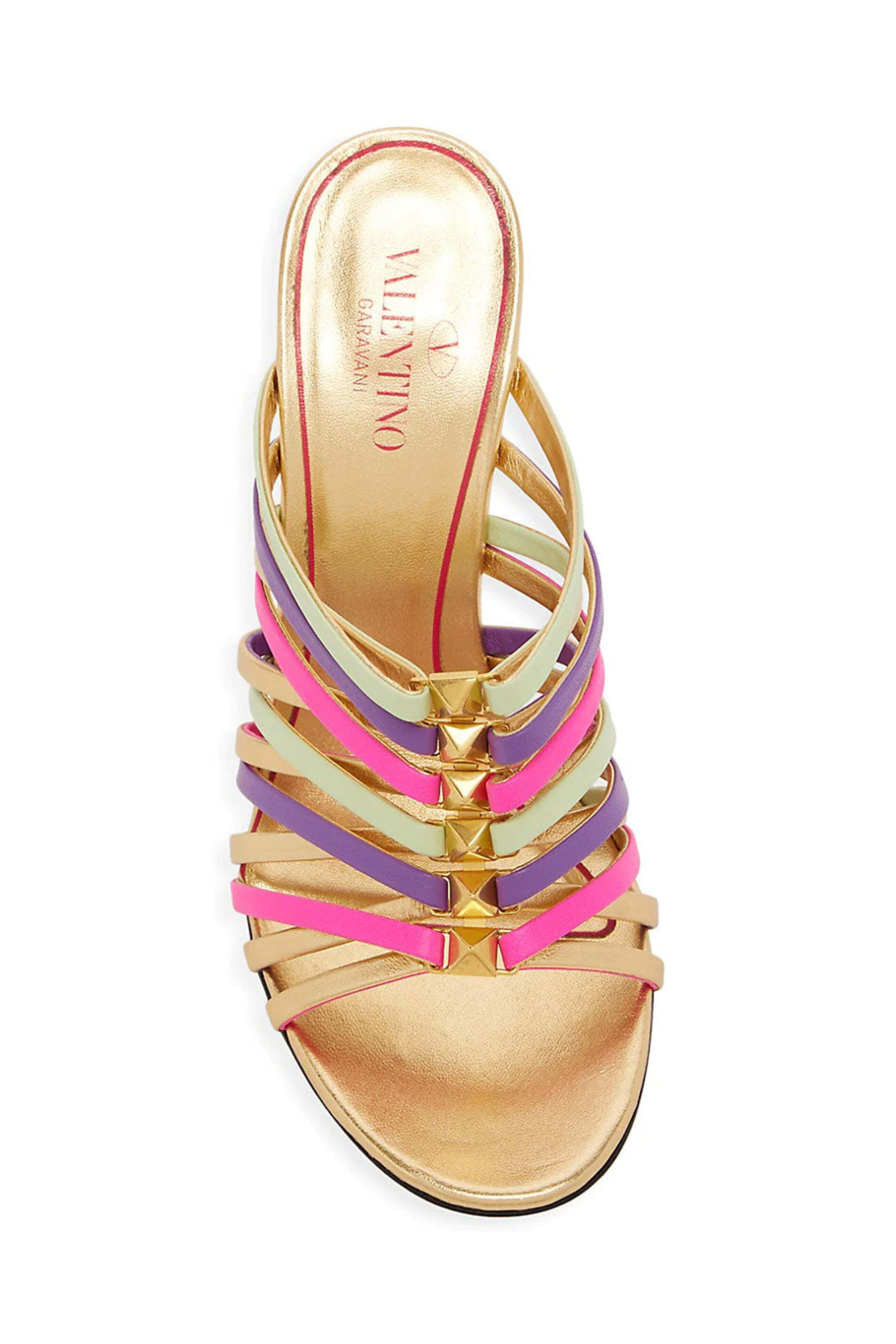 Valentino Garavani - Multicolor Leather Stiletto Sandals