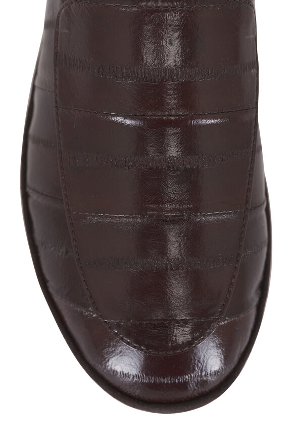 Loro Piana Anton Walk Chestnut Leather Loafer - view 4