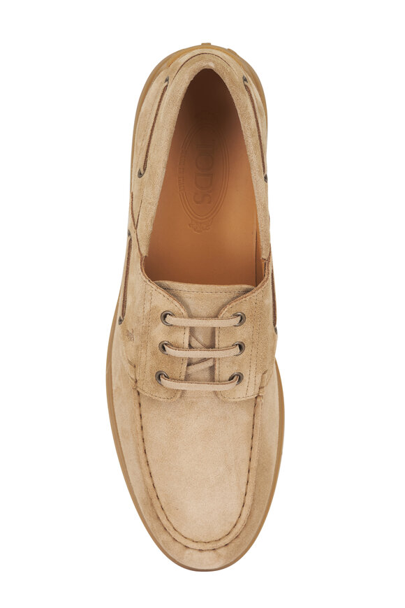 Tod's Barca Biscotti Suede Dress Shoe - view 4