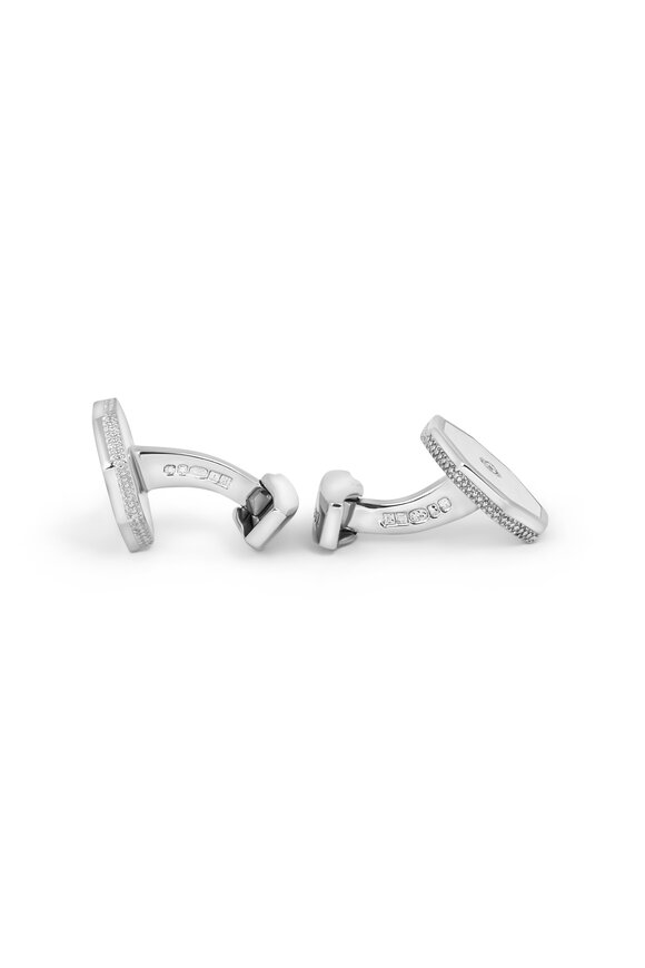 Tateossian - London Eye Diamond & Mother of Pearl Cufflinks