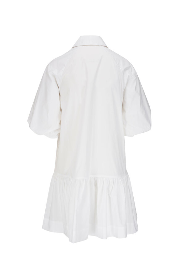 Jonathan Simkhai - Crissy White Cotton Poplin Shirtdress