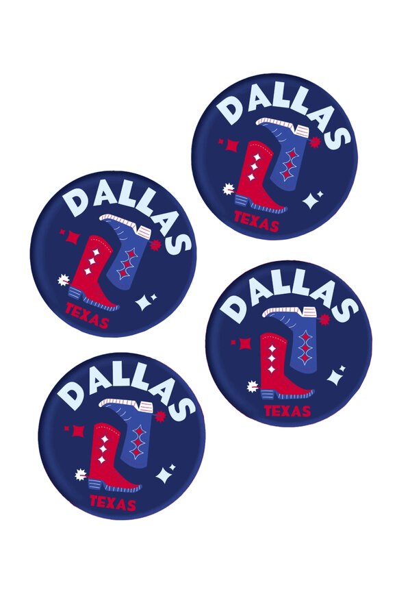 Tart By Taylor Dallas Kickoff Coasters