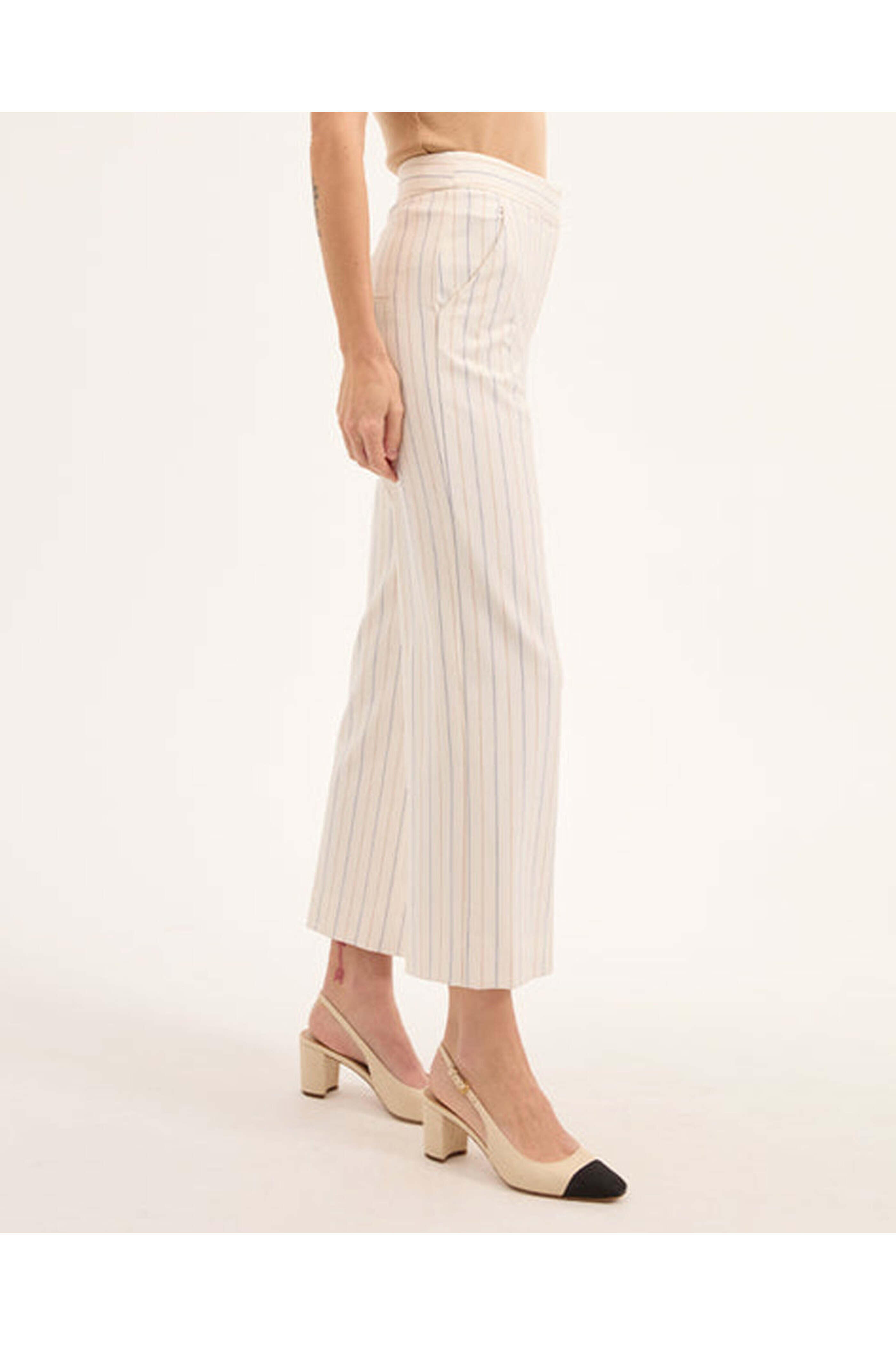 Veronica Beard - Dove Pinstripe Brixton Pant