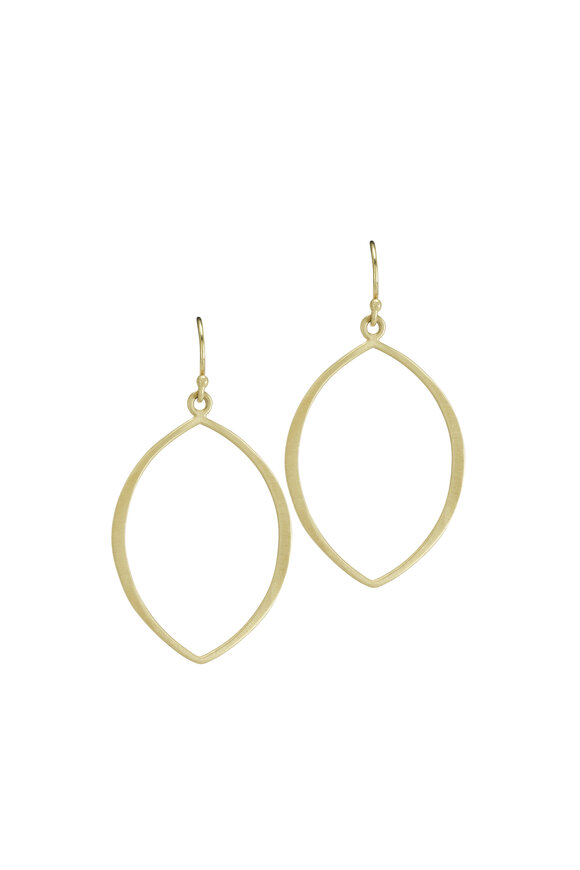 Mindy Fox Small Marquise Earrings