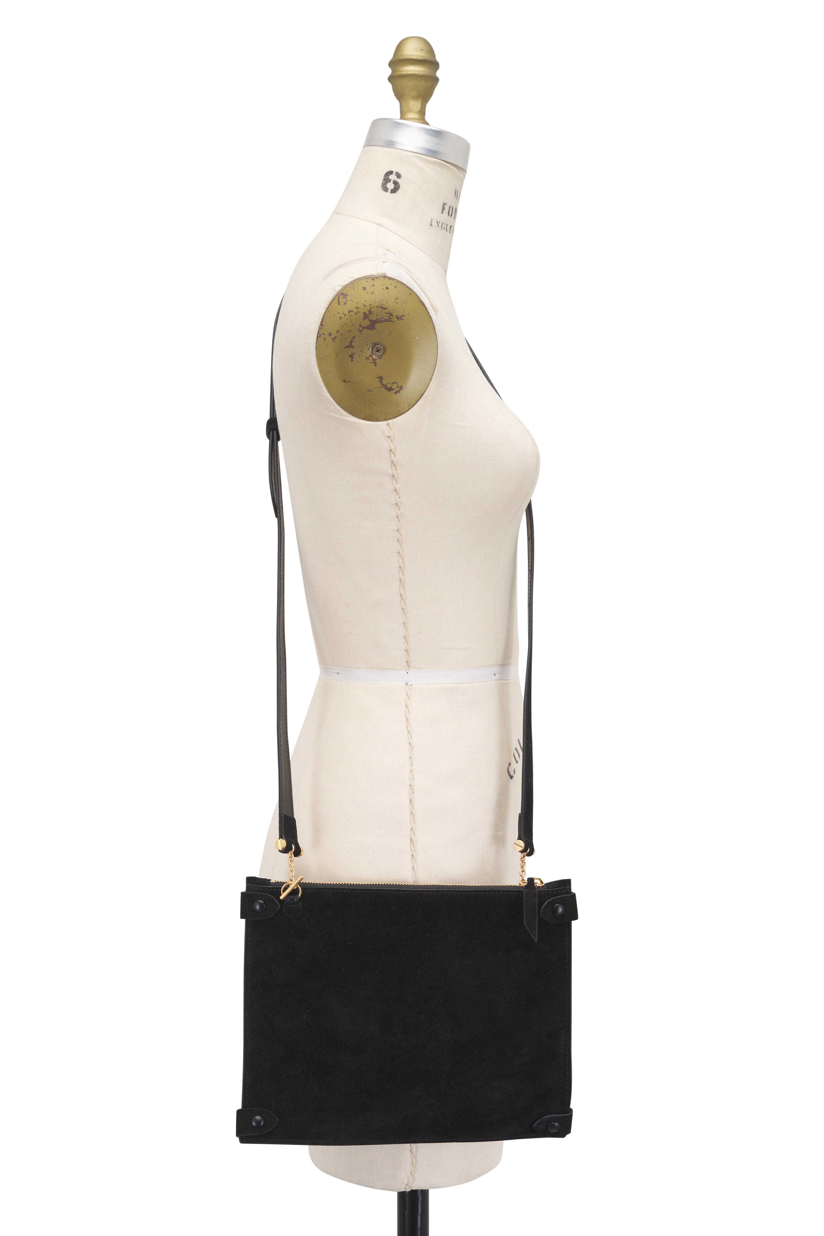 Métier - Private Eye Elvis Black Leather Satchel