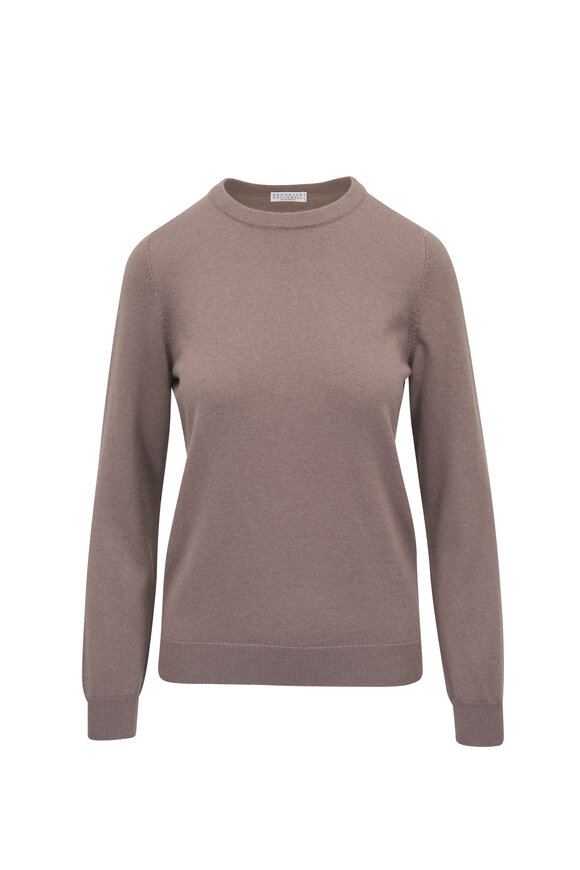 Brunello Cucinelli - Buttermilk Cashmere V-Neck Sweater