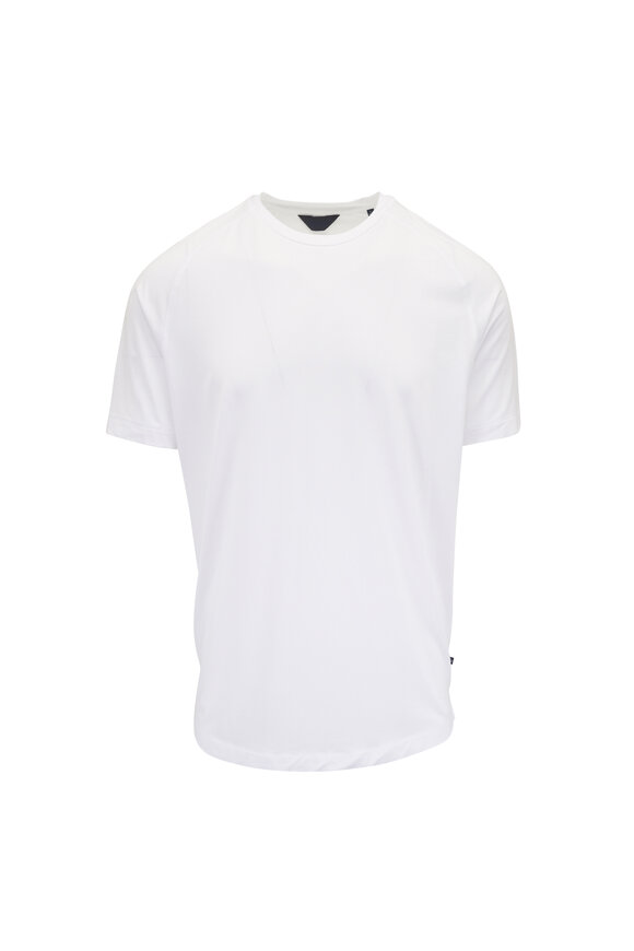 Deke White Soft Techno Raglan T-Shirt