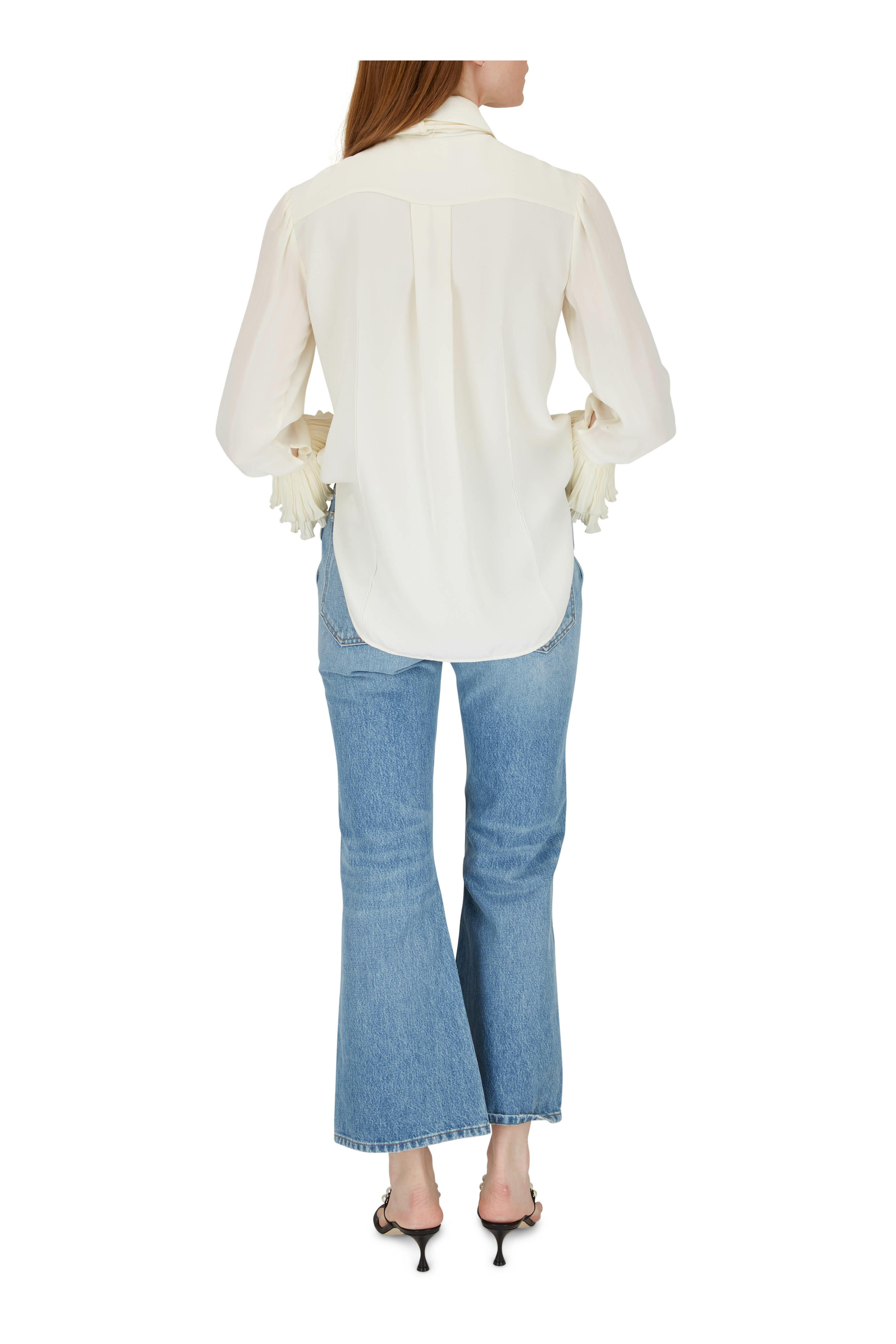 Manolo Blahnik - Black Pearl Thong Sandal