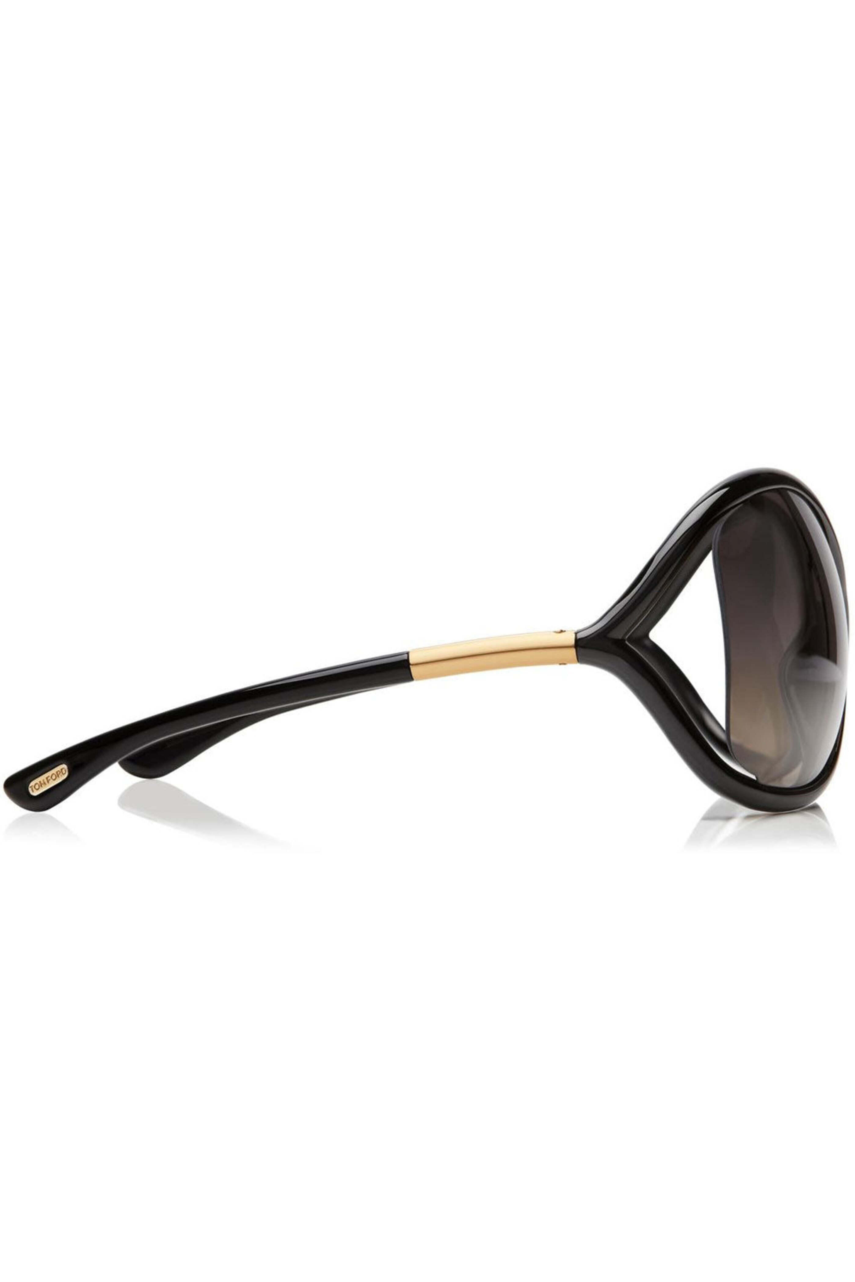 Tom Ford - Polarized Whitney Oversized Sunglasses in Black