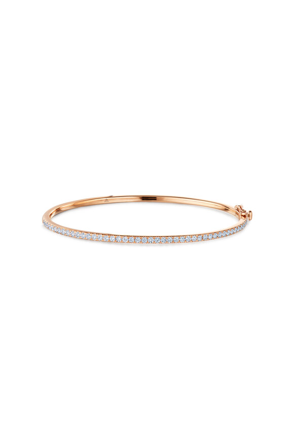 Kwiat Rose Gold Slim Stack Bangle