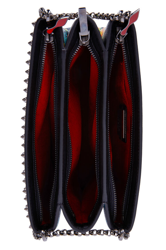 Christian Louboutin - Triloubi Black Hawaiian Spiked Shoulder Bag